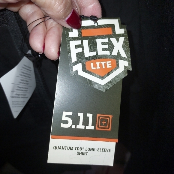511 Tactical Quantum TDU L/S Black flex lite 2xl tall - Picture 2 of 10